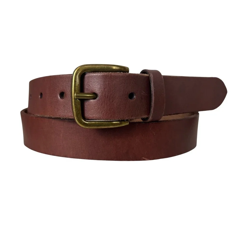 Lucky Brand Women's Boho Cowgirls Brown Braided Leather Belt  Size M  Western